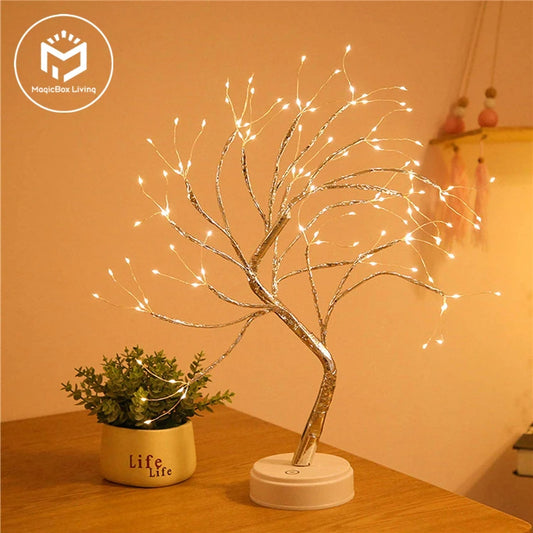 LED Mini Christmas Tree Light – Decorative Copper Wire Fairy Lamp