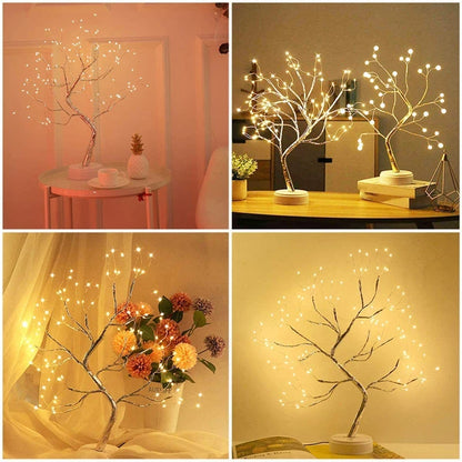 LED Mini Christmas Tree Light – Decorative Copper Wire Fairy Lamp