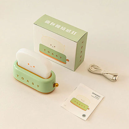 Bread Toast Table Lamp – Toaster-Style Rechargeable Night Light