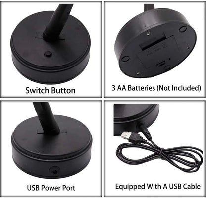 Table Bonsai Cherry Tree Night Light – USB/Battery Powered with Touch Switch
